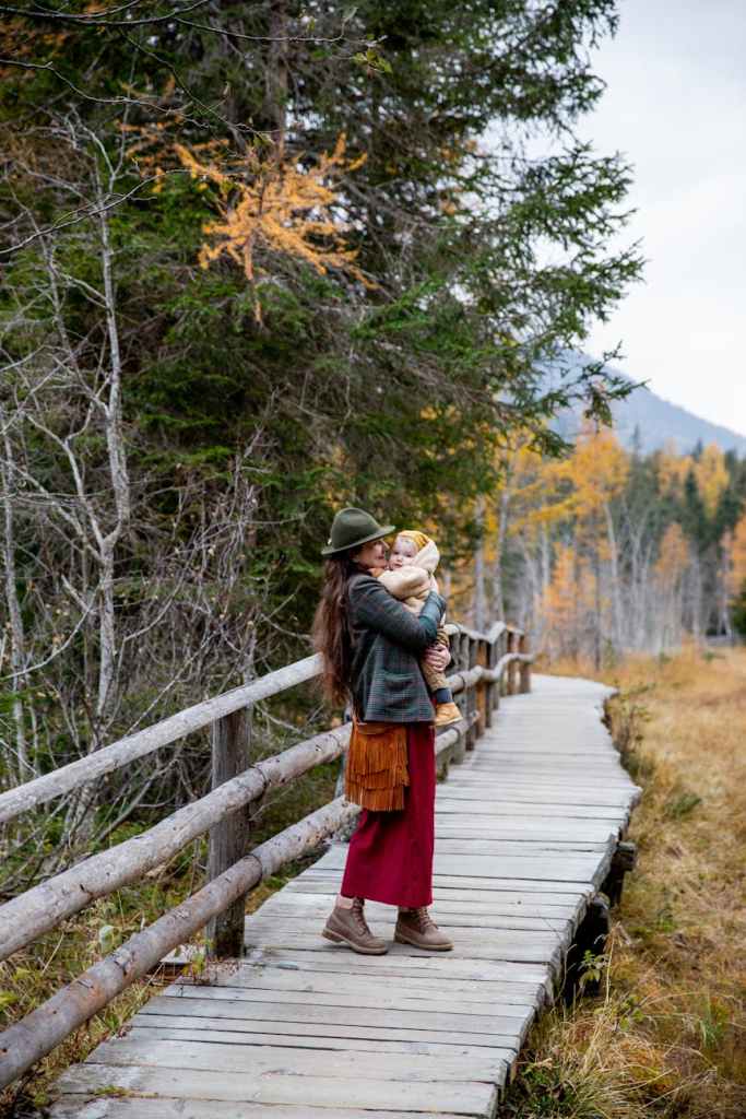 Resilient mother modeling emotional strength and perseverance for her child